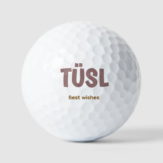 Name Golfball (Vorderseite)