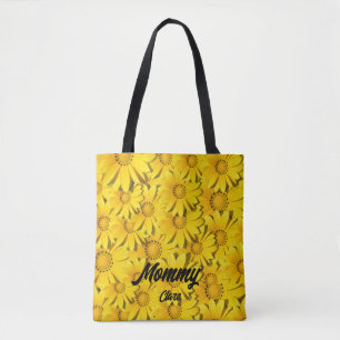 Name GRANDMA Girasoles Personalisiert Tasche