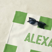 Name Green Margaritas Bachelorette Bridesmaid Strandtuch (Beispiel)