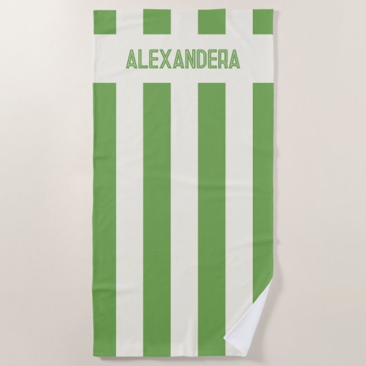 Name Green Margaritas Bachelorette Bridesmaid Strandtuch (Vorderseite)