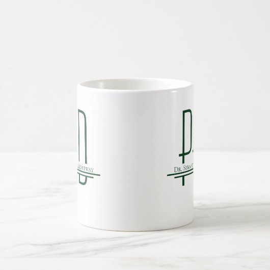 Name Green PhD Kaffeetasse (Mittel)