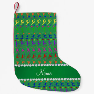 Name Green Regenbogen Gymnastik Herz Stars Kleiner Weihnachtsstrumpf