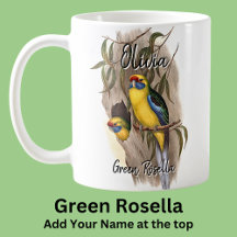 Name Green Rosella Australian Bird Animal hinzufüg