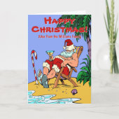 Name Grußtext hinzufügen Weihnachten schlafen Karte (Vorderseite)