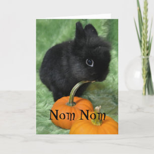 Name Halloween Bunny Card Karte