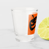 Name, Halloween Kürbislaterne 1.5oz Shot Glass Schnapsglas (Links)