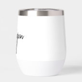 Name Handgeschriebenes Bachelorette-Brautparty (Rückseite)