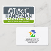 Name Handyman Tools Signatur Visitenkarte (Vorne/Hinten)