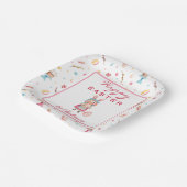 Name, Happy Oaster Spring 7-in-Square Paper Teller (Gewinkelt)