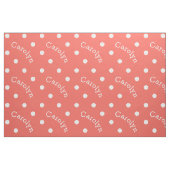 Name-hellen korallenroten stoff (Fat Quarter (45,7 x 55,9 cm))