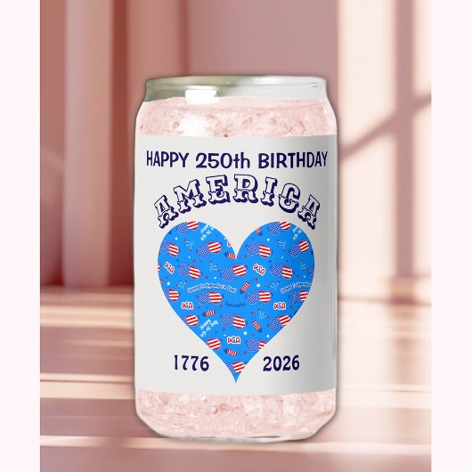 Name || Helles Blaues Herz Alles Gute zum Geburtst Dosenglas