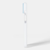 Name Himmel blau und weiß Streifen Sport iPhone Ge Case-Mate iPhone Hülle (Rückseite / Links)