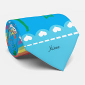 Name Himmelblau Gymnastik Regenbogen unicorns Krawatte (Gerollt)