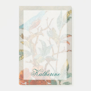 Name hinzufügen  Aviäre Collage I Post-it Klebezettel