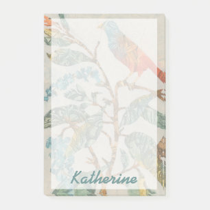 Name hinzufügen  Aviäre Collage II Post-it Klebezettel