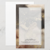 Name hinzufügen| Bergregionen Briefpapier (Vorne/Hinten)