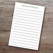 Name hinzufügen - Einfaches Serif-Schriftart mit Z Post-it Klebezettel