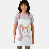 Name hinzufügen. Einhorn, mit Pferdeschwanz. Schürze (Insitu)