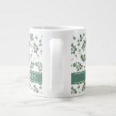 Name hinzufügen| Eukalyptus Silver Dollar Tree Jumbo-Tasse (Rückseite)