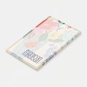 Name hinzufügen| Frühjahrsblüten II Post-it Klebezettel (angewinkelt)