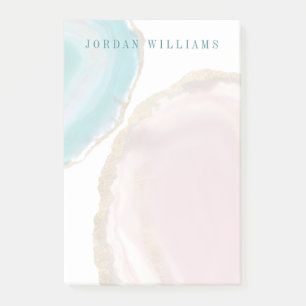 Name hinzufügen  Gem Stones I Post-it Klebezettel