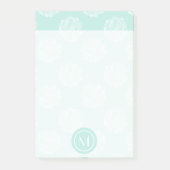 Name hinzufügen| Glück der Pflanze| Pastel Sukkula Post-it Klebezettel (Vorderseite)