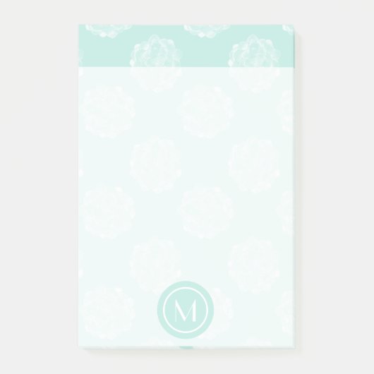 Name hinzufügen| Glück der Pflanze| Pastel Sukkula Post-it Klebezettel (Vorderseite)