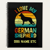 Name hinzufügen - I Liebe Mein deutscher Schäferhu Planer (Vorderseite)