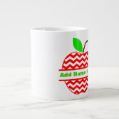 Name hinzufügen - Jumbo-Tasse (Vorderseite)