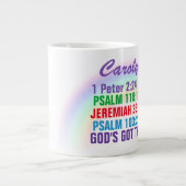 Name hinzufügen - Jumbo-Tasse (Vorderseite)