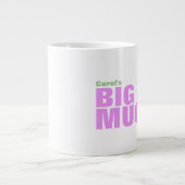 Name hinzufügen - Jumbo-Tasse-Geschenk Jumbo-Tasse (Vorderseite)