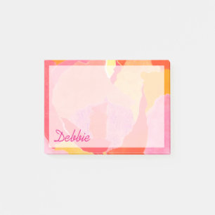 Name hinzufügen  Kohl - Rose IV Post-it Klebezettel