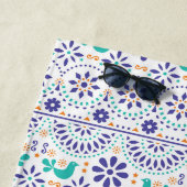 Name hinzufügen| Mexikanisches Vogelzelt Strandtuch (Beispiel)