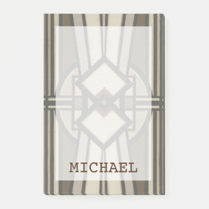 Name hinzufügen  Neutraler Deko - Panel I Post-it Klebezettel