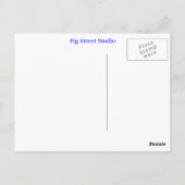 Name hinzufügen: New Orleans Spanish Tile Mural Ca Postkarte (Rückseite)