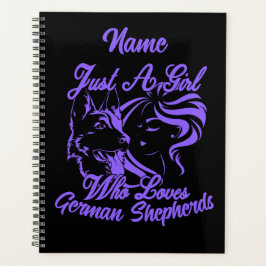 Name hinzufügen - Nur ein Mädchen, das deutsche Hi Planer