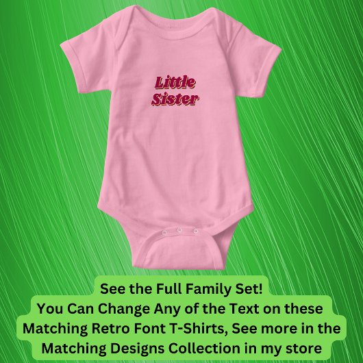 Name hinzufügen oder bearbeiten, BABY, Familiennac Baby Strampler