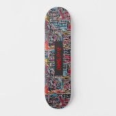 Name hinzufügen, Red Blue Yellow Skateboard (Vorderseite)