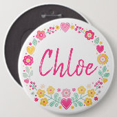 Name hinzufügen - Round-Button Button (Vorne & Hinten)