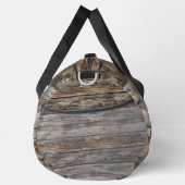 Name hinzufügen, rustikales Holz Duffle Bag (Rechts)
