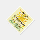 Name hinzufügen Sie sind Mein Sonnenschein Serviette (Ecke)