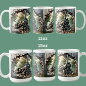 Name hinzufügen, Steam Train Breaking Out of Tasse