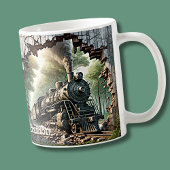 Name hinzufügen, Steam Train Breaking Out of Tasse