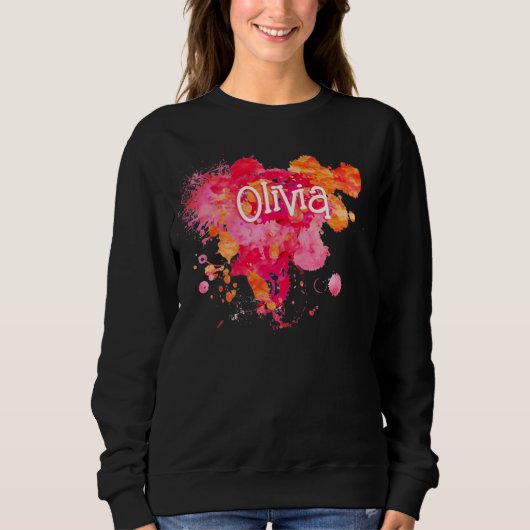 Name hinzufügen - Sweat-Shirt Sweatshirt (Vorderseite)