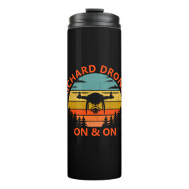 Name hinzufügen, Text ändern, auf und auf Sonnenun Thermosbecher