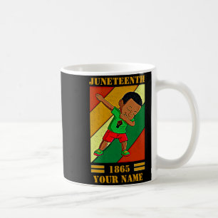 Name hinzufügen Text bearbeiten Juneteenth Kind da Kaffeetasse