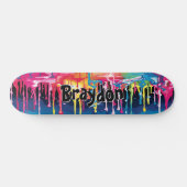 Name hinzufügen, Tropfen anmalen Graffiti hinzufüg Skateboard (Horizontal)