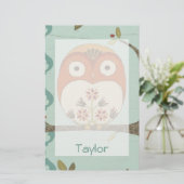 Name hinzufügen| Waldbrand I Briefpapier (Stehend Vorderseite)