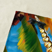 Name hinzufügen, Weißes Einhorn mit Regenbogenmane Strandtuch (Beispiel)