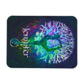 Name hinzufügen | Yoga Tree Magnet (Horizontal)